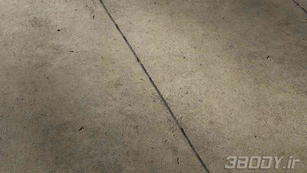 متریال بتن صاف smooth concrete عکس 1